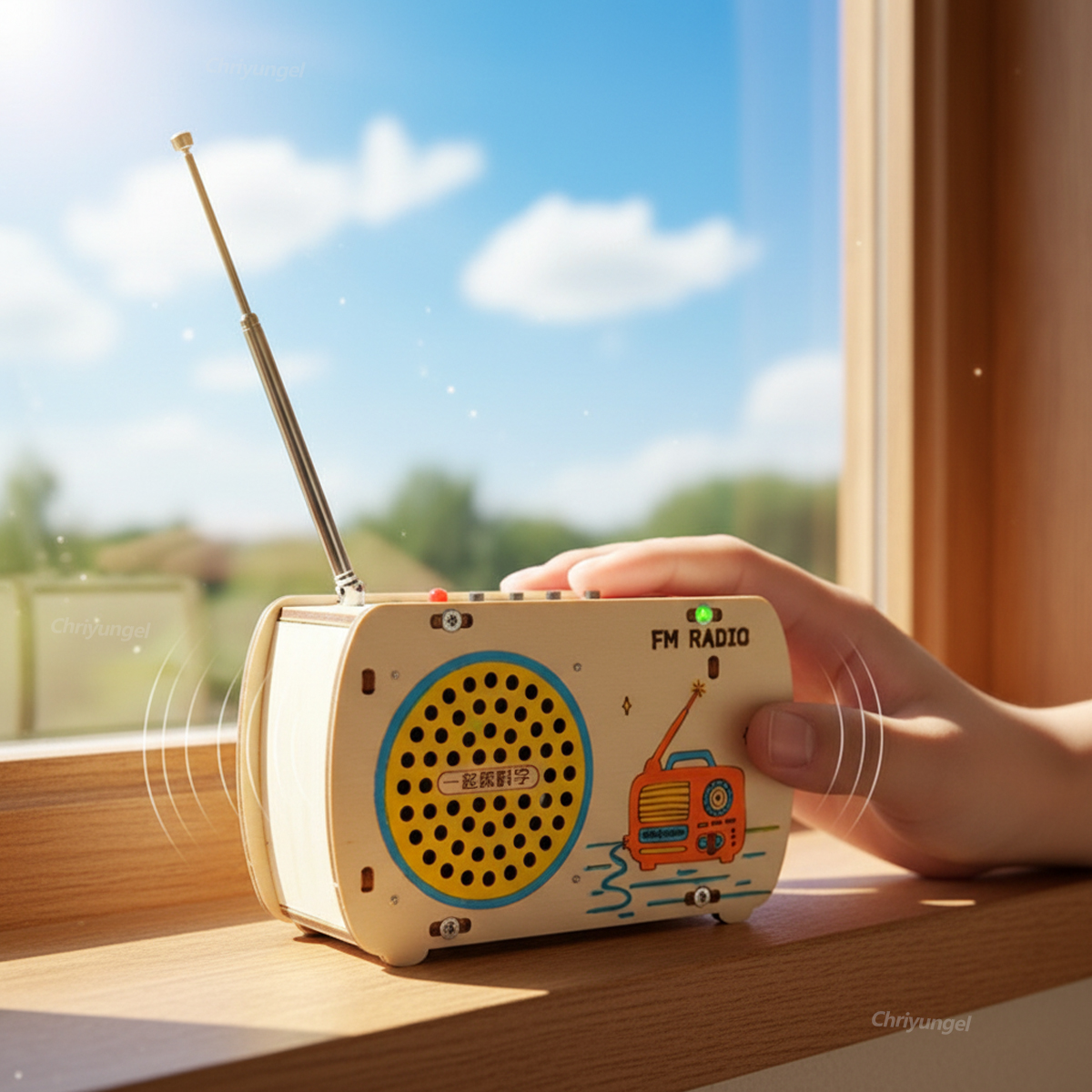 DIY Wooden Radio Kit Retro FM  - مراجعة Woodworking Kits For Kids وسعره