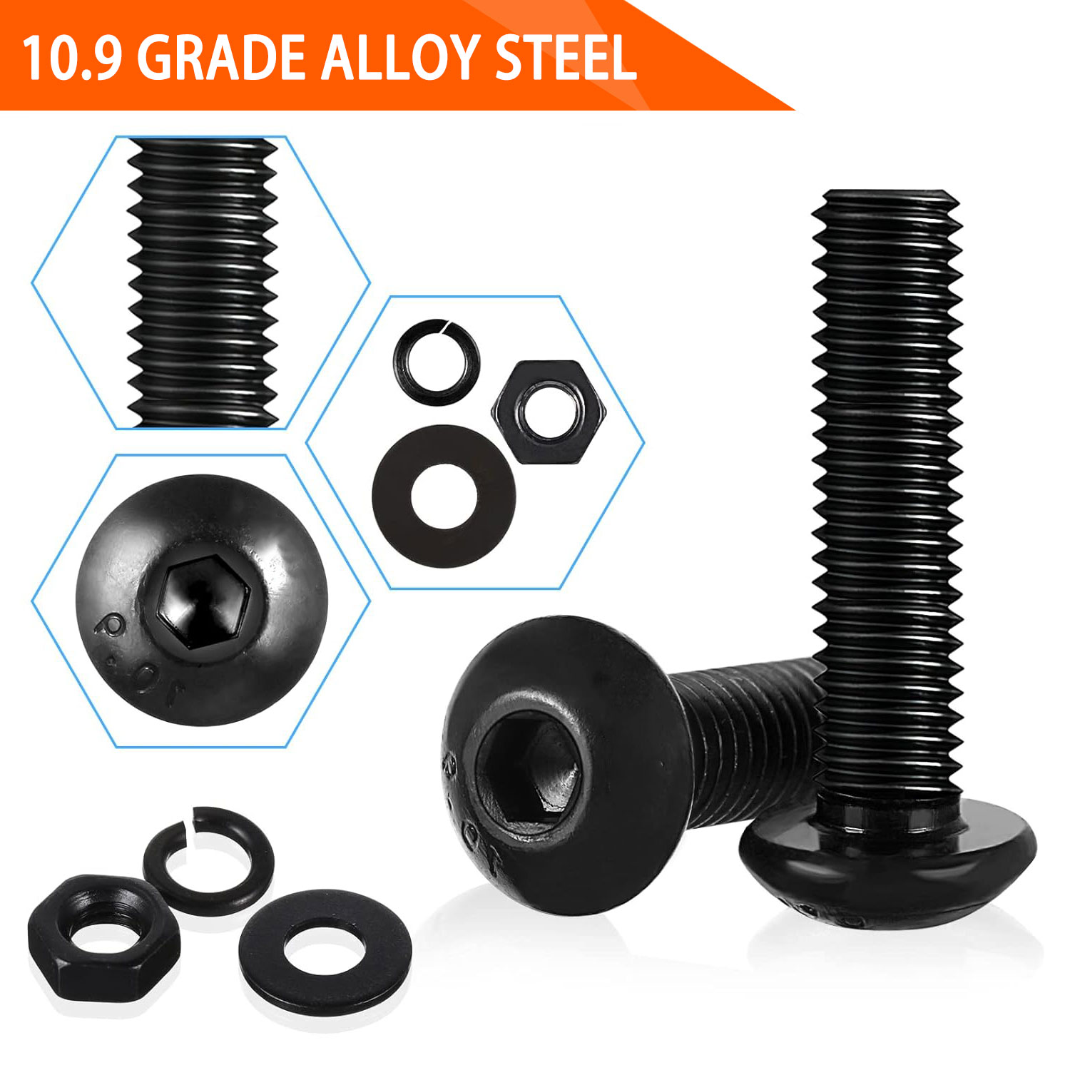1705PCS Hex Button Head Screw  - مراجعة Woodworking Shop وسعره