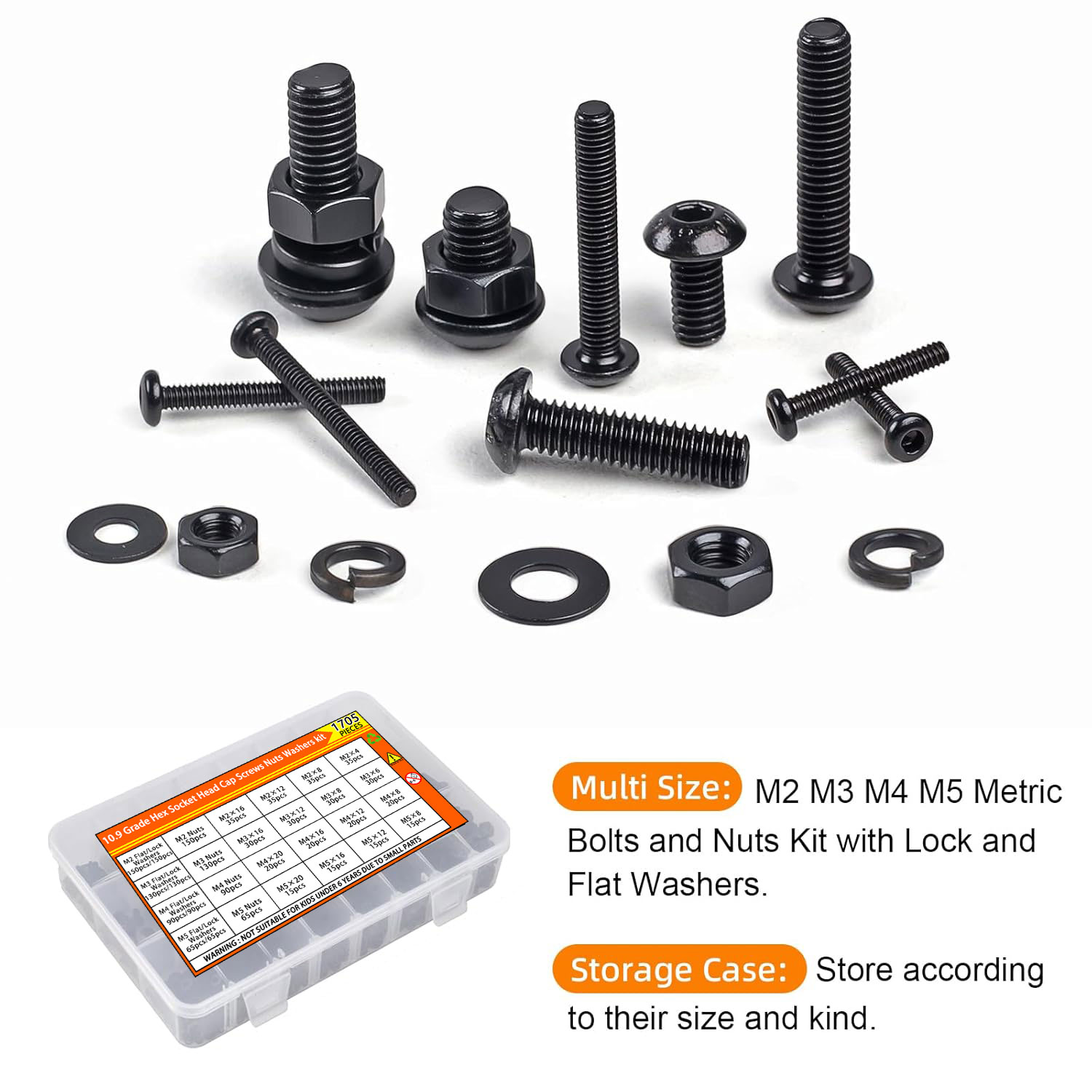 1705PCS Hex Button Head Screw  - مراجعة Woodworking Shop وسعره
