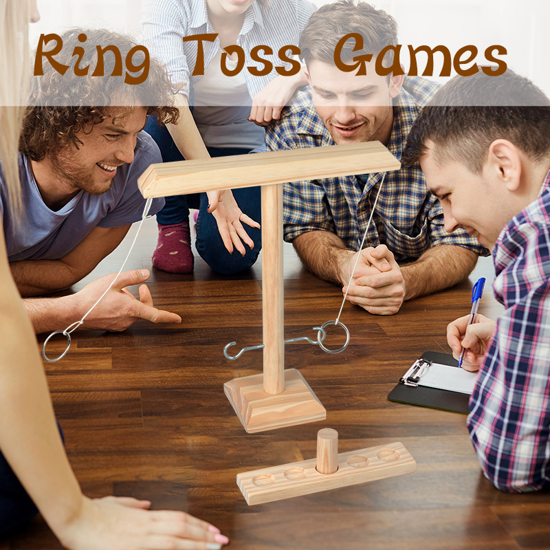 Ring Toss Games for Kids Adult - مراجعة Woodworking Room وسعره