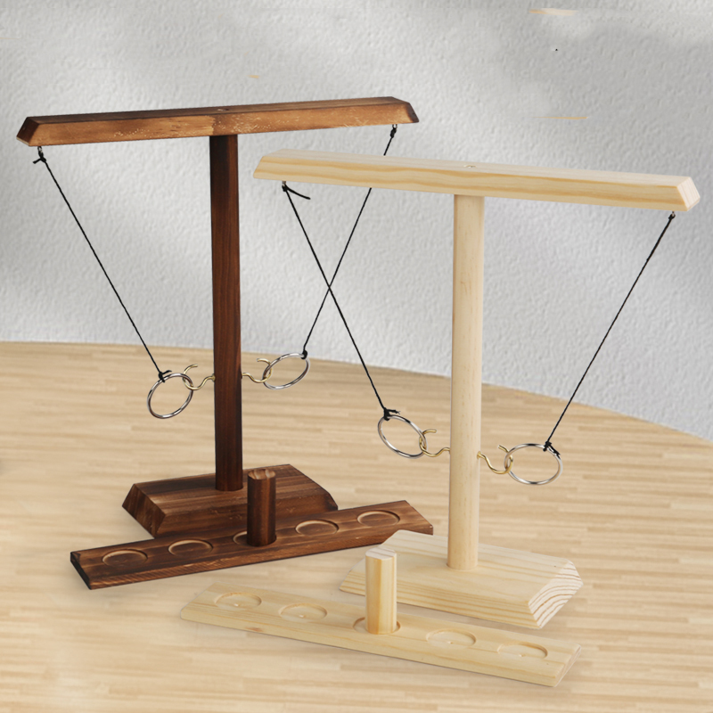 Ring Toss Games for Kids Adult - مراجعة Woodworking Room وسعره