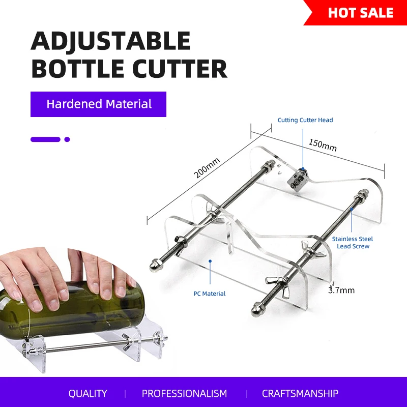 Glass Bottle Cutter Tool, Adju - مراجعة Woodworking Gift Ideas وسعره