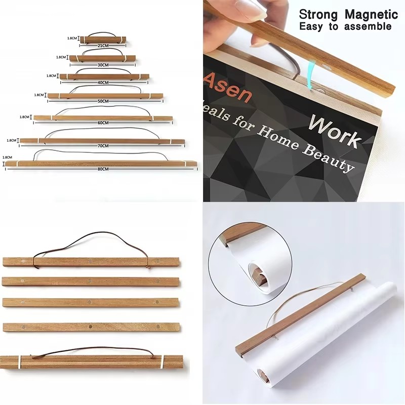 21-90cm Magnetic Wooden Pictur - مراجعة Woodworking Room وسعره