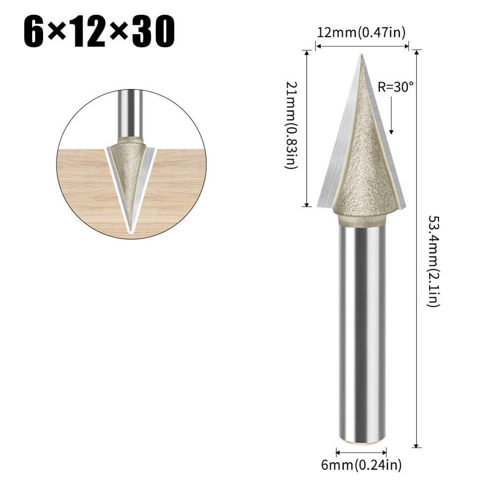 Carbide V Bit 30 Degree V Shap - مراجعة Woodworking Or Woodworking وسعره
