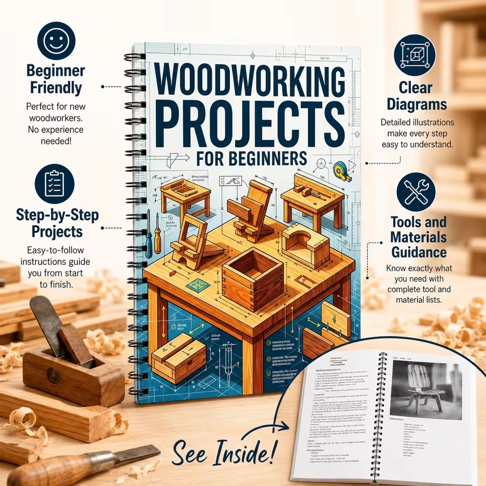 Easy Woodworking Plans for Beg - مراجعة Woodworking Ideas For Adults وسعره