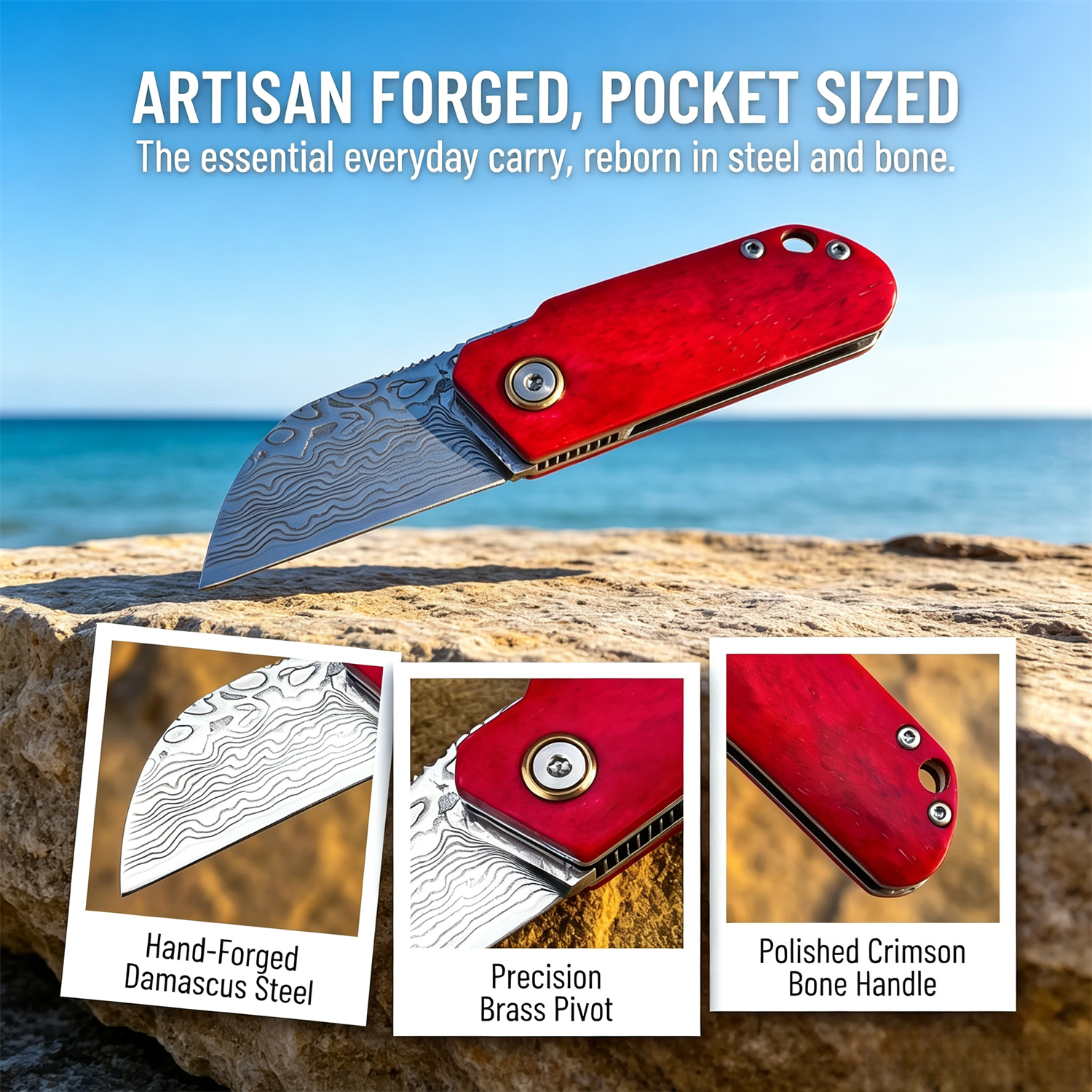 Artisan Forged Damascus Foldin - مراجعة Woodworking Artisans وسعره