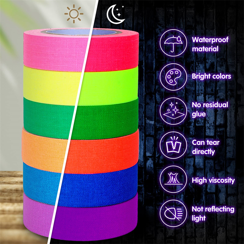 5Meter 6 Colors Neon Gaffer Cl - مراجعة Woodworking Uv Light وسعره