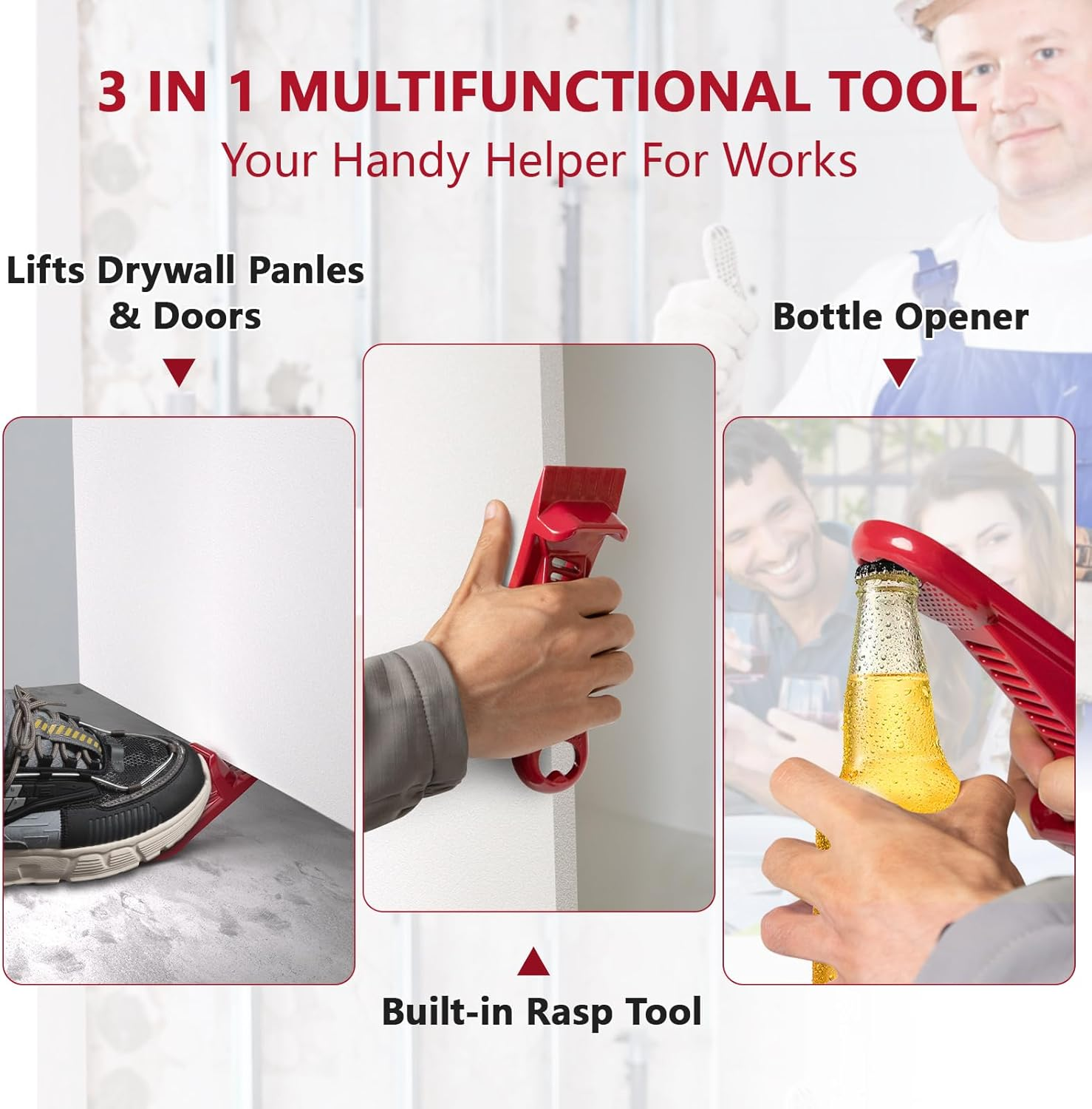 Drywall Panel Lifter Drywall R - مراجعة Woodworking Rasp وسعره