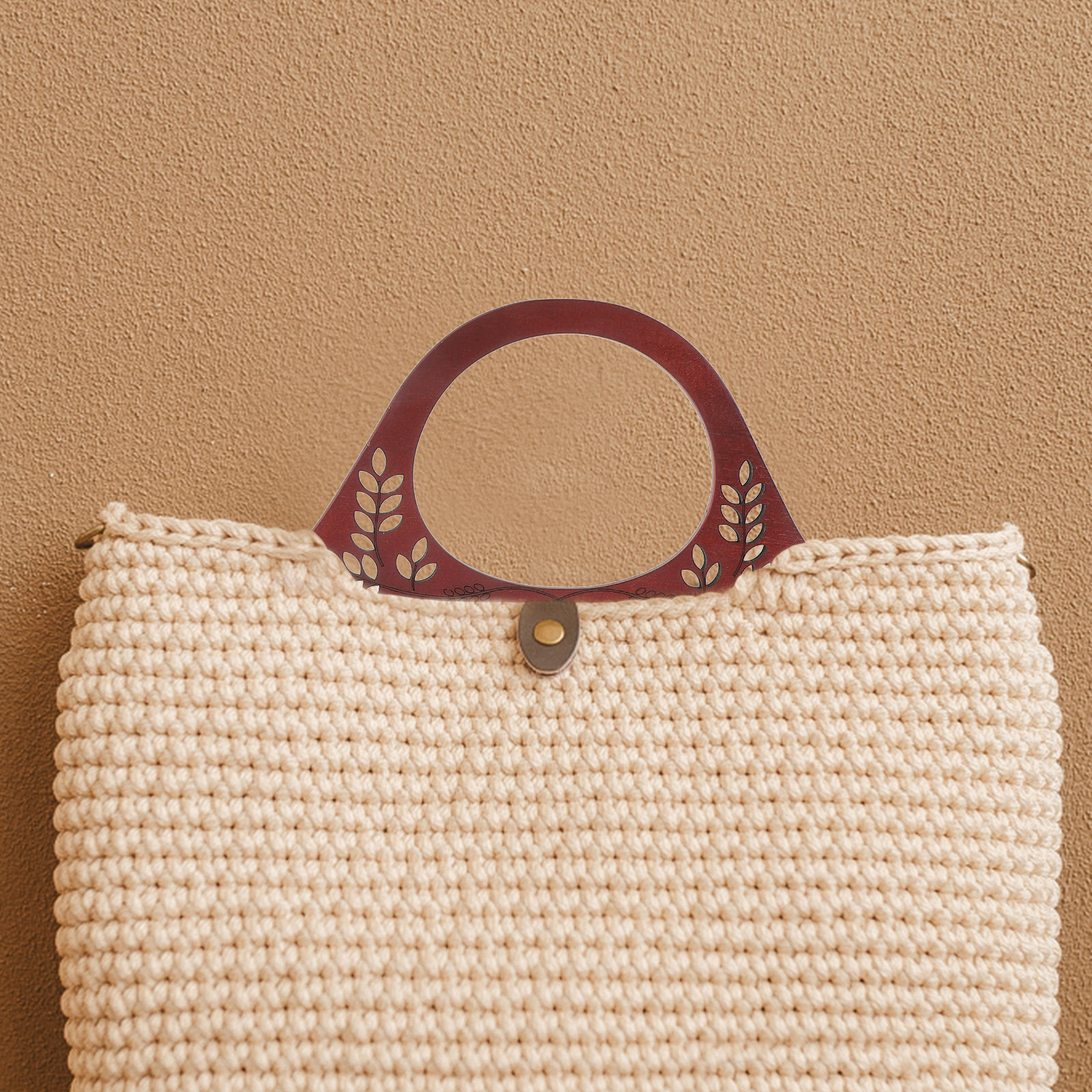 2Pcs D-Shaped Wooden Bag Handl - مراجعة Woodworking Shop وسعره
