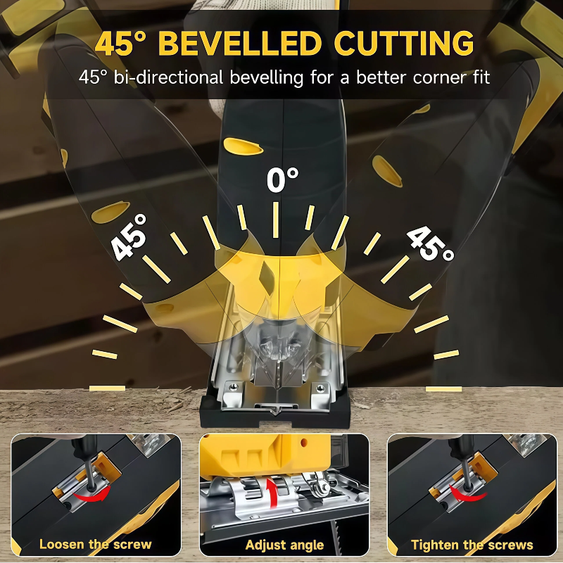 Dewalt Brushless Curve Saw 300 - مراجعة Woodworking Jig وسعره