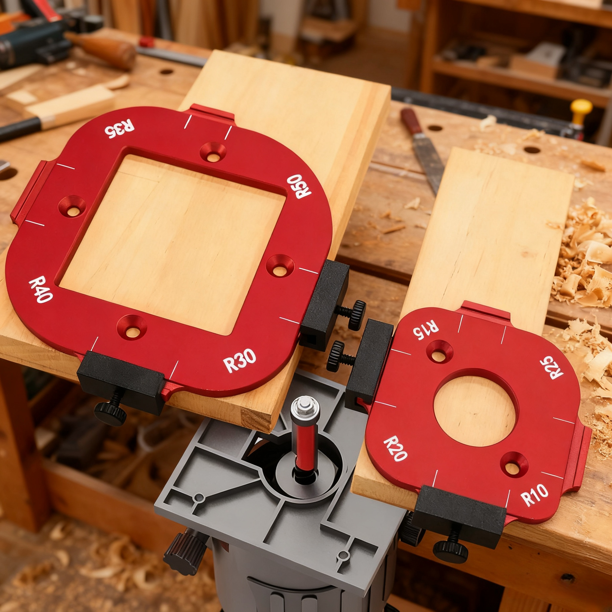 2pcs Woodworking Router Corner - مراجعة Woodworking Jig وسعره